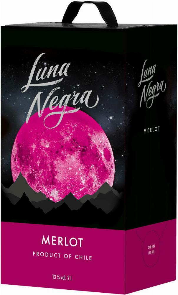 Luna Negra Merlot hanapakkaus