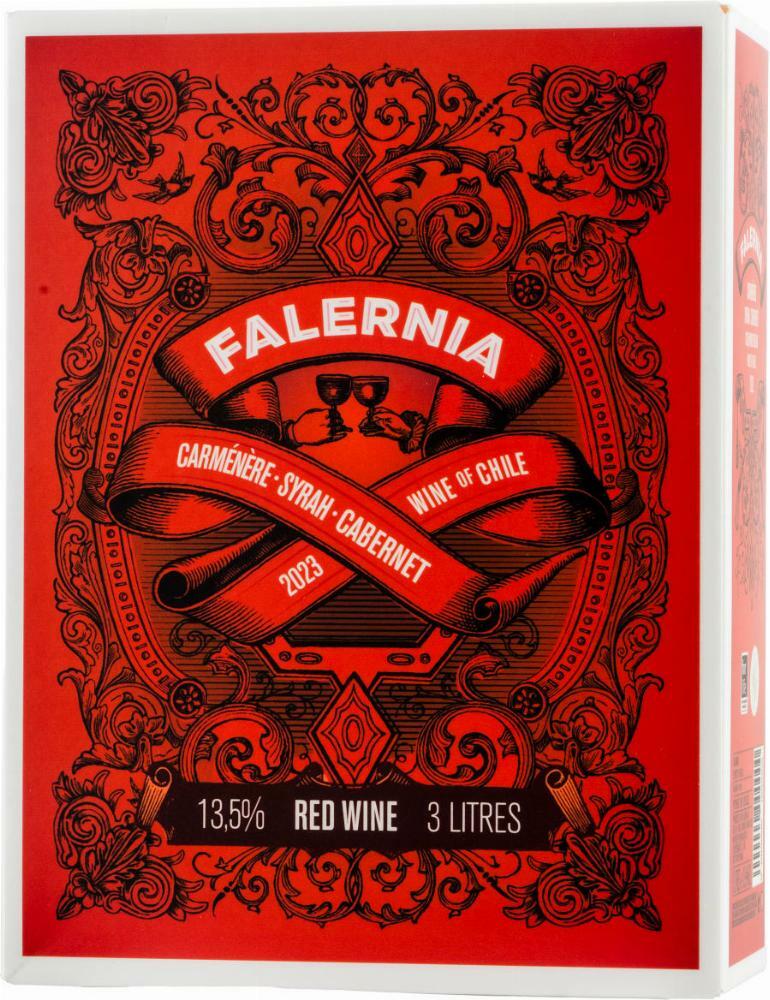 Falernia Carménère Syrah Cabernet 2023 hanapakkaus