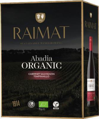 Raimat Abadía Cabernet Sauvignon Tempranillo Organic 2023 hanapakkaus