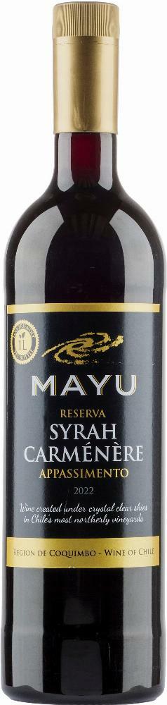 Mayu Reserva Syrah Carménère Apassimento 2022 muovipullo