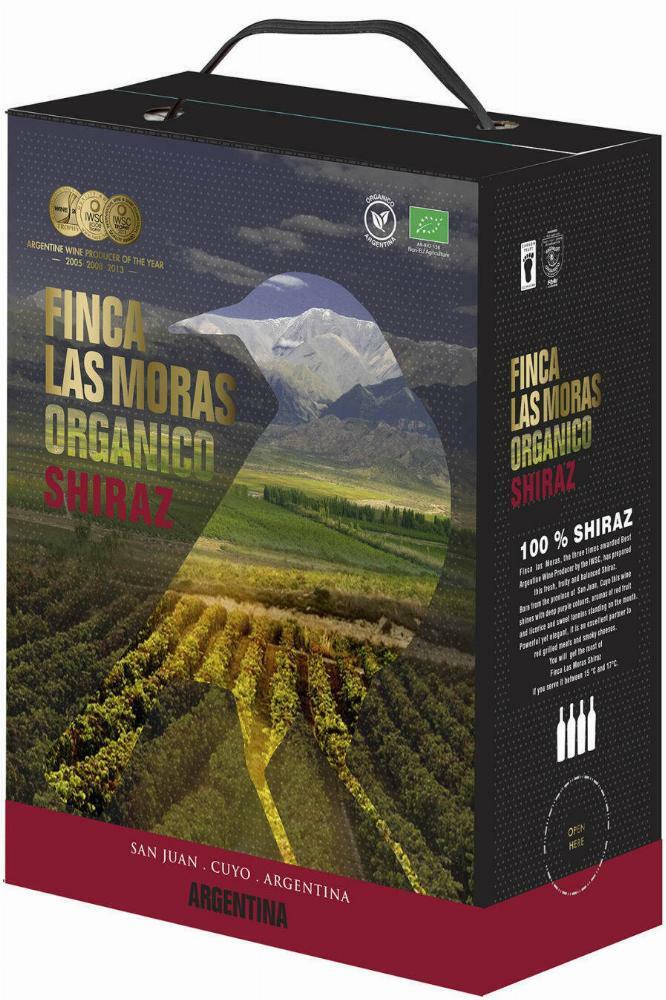 Finca Las Moras Organico Shiraz hanapakkaus 2015