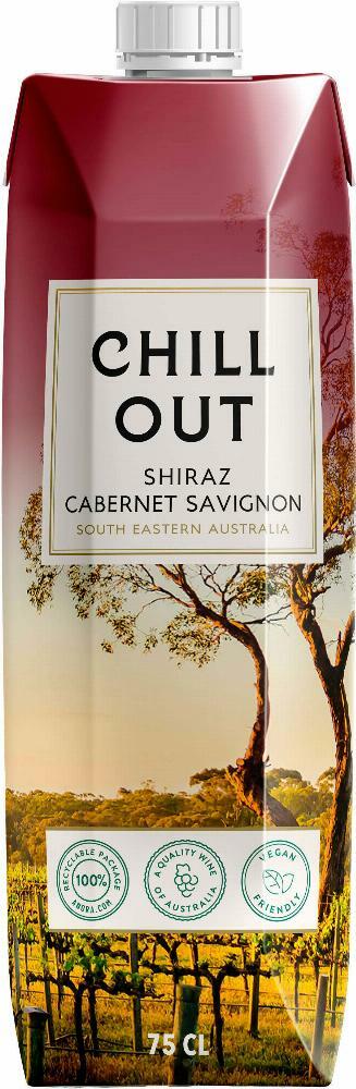 Chill Out Shiraz Cabernet Sauvignon Australia 2021 kartonkitölkki