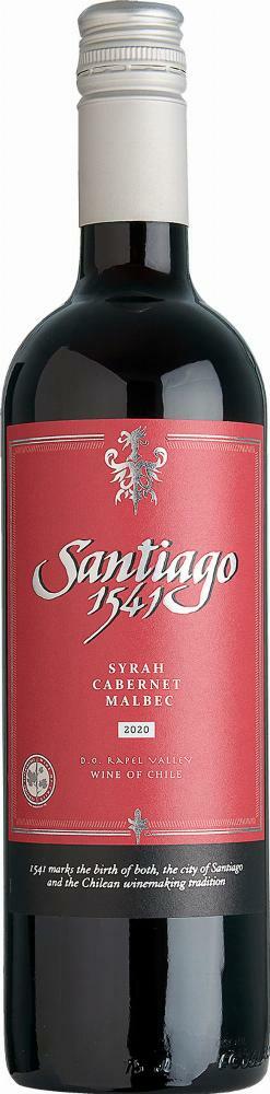 Santiago 1541 Syrah Cabernet Malbec 2012