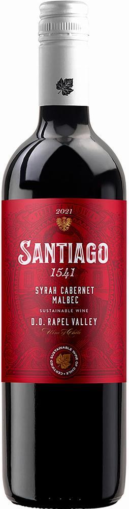 Santiago 1541 Syrah Cabernet Malbec 2022 2022