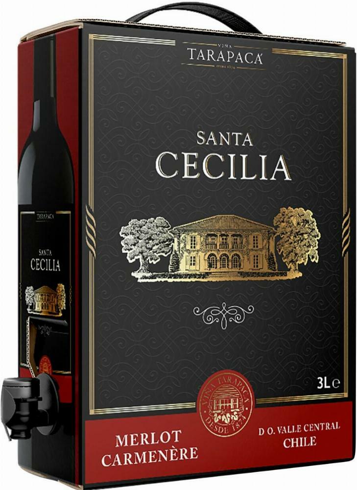 Tarapacá Santa Cecilia Merlot Carmenère 2021 hanapakkaus