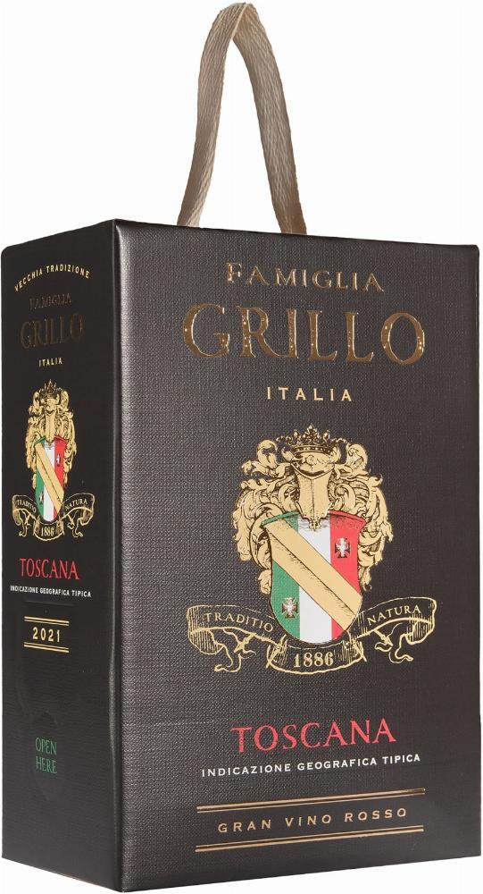 Famiglia Grillo Toscana Organic 2022 hanapakkaus