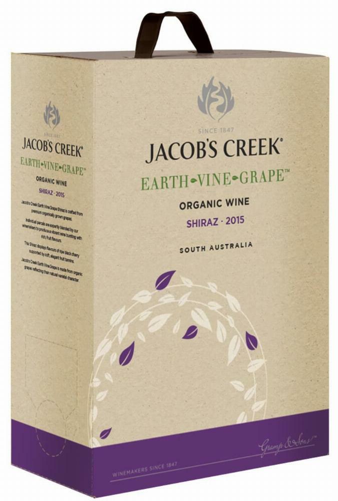 Jacob's Creek Earth Vine Grape Shiraz hanapakkaus 2015