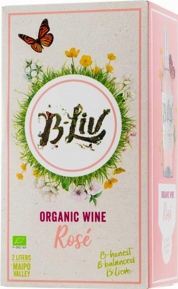B-Liv Organic Wine Rosé 2020 hanapakkaus