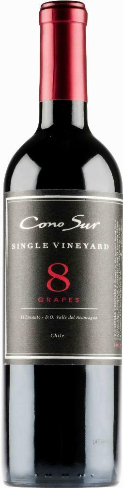 Cono Sur Single Vineyard 8 Grapes 2017 lahjapakkaus