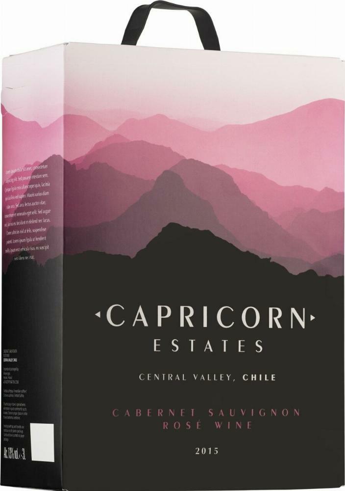Capricorn Estates Cabernet Sauvignon Rosé hanapakkaus 2016