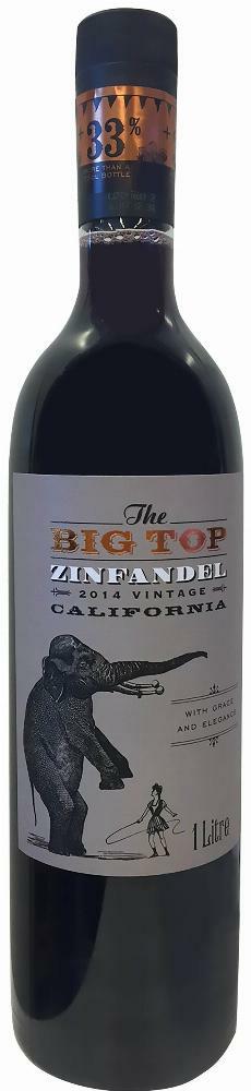 The Big Top Zinfandel muovipullo 2015