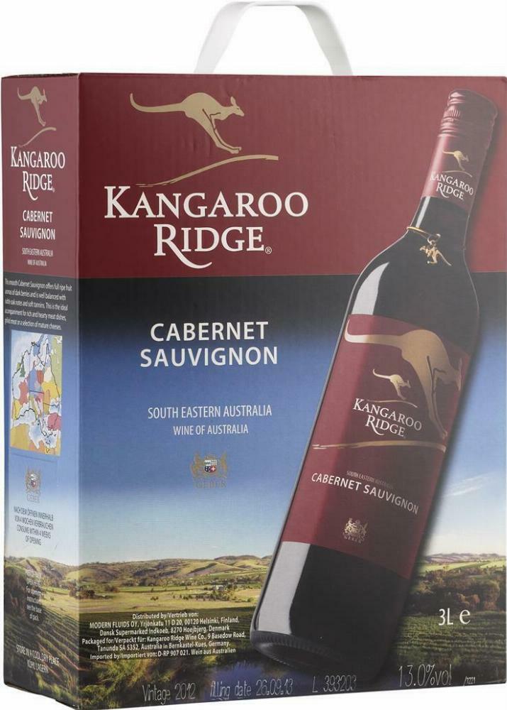 Kangaroo Ridge Cabernet Sauvignon hanapakkaus 2011