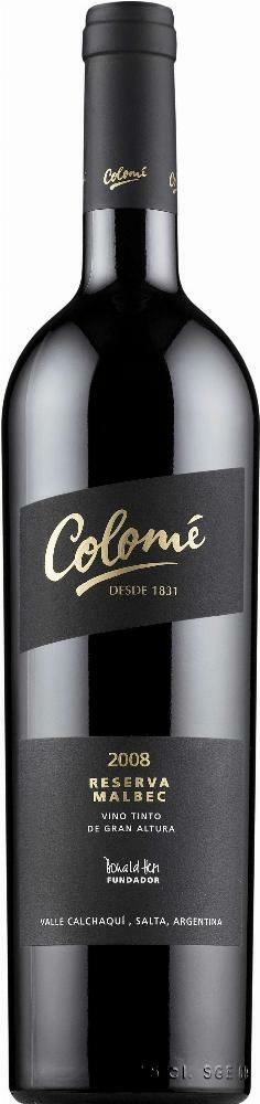 Colomé Malbec Reserva 2008