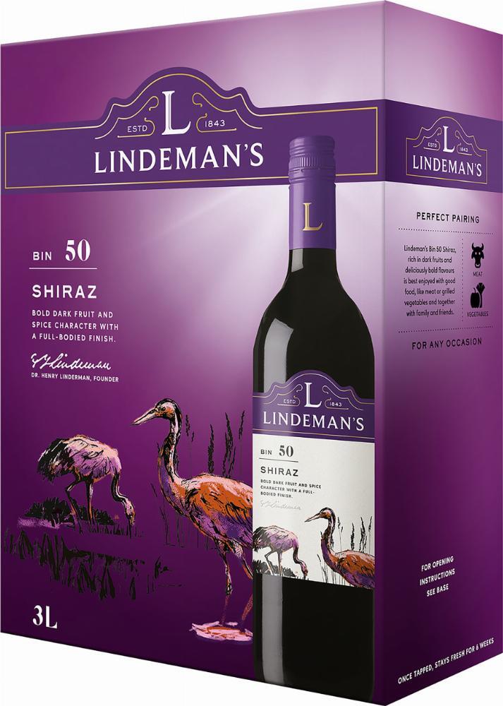 Lindeman's Bin 50 Shiraz 2023 hanapakkaus