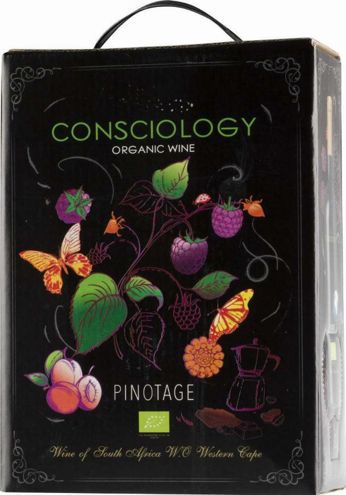 Consciology Organic Pinotage hanapakkaus 2017