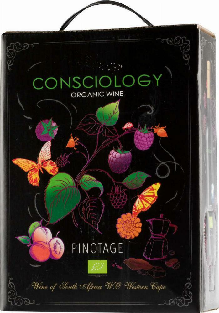 Consciology Organic Pinotage hanapakkaus 2018