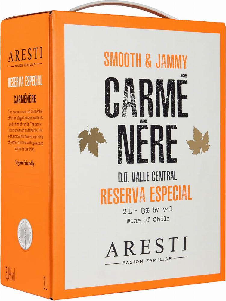 Aresti Reserva Especial Carmenère 2025 hanapakkaus