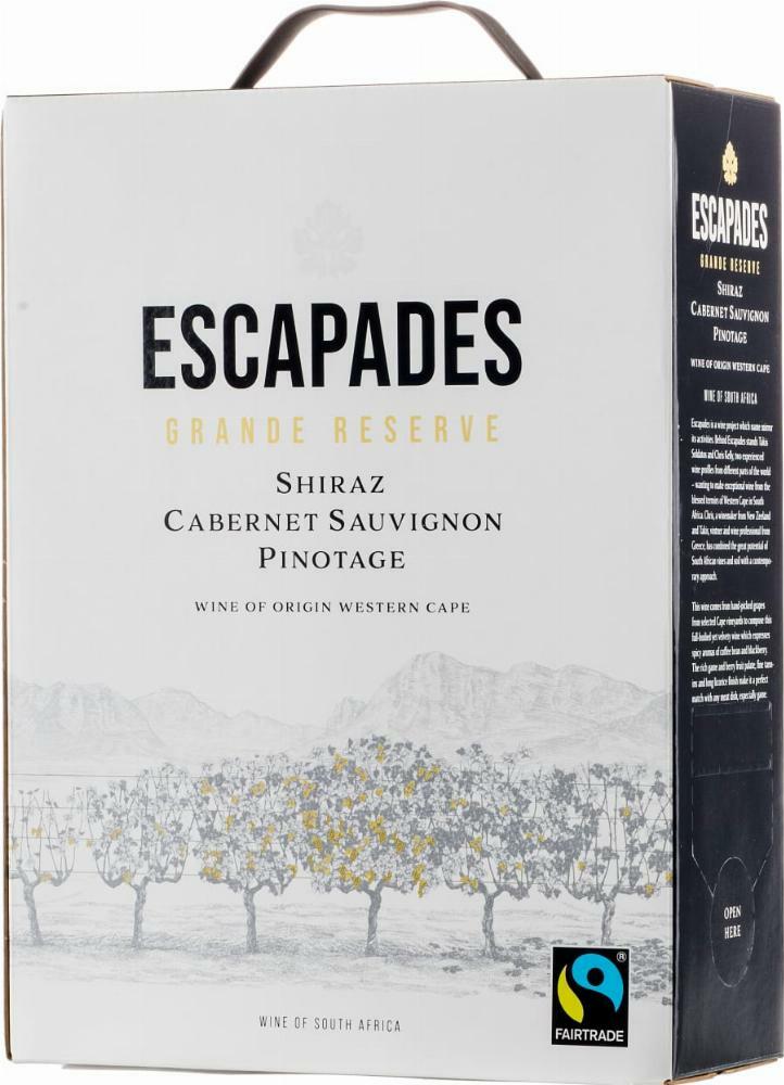 Escapades Grande Reserve Shiraz Cabernet Sauvignon Pinotage 2023 hanapakkaus