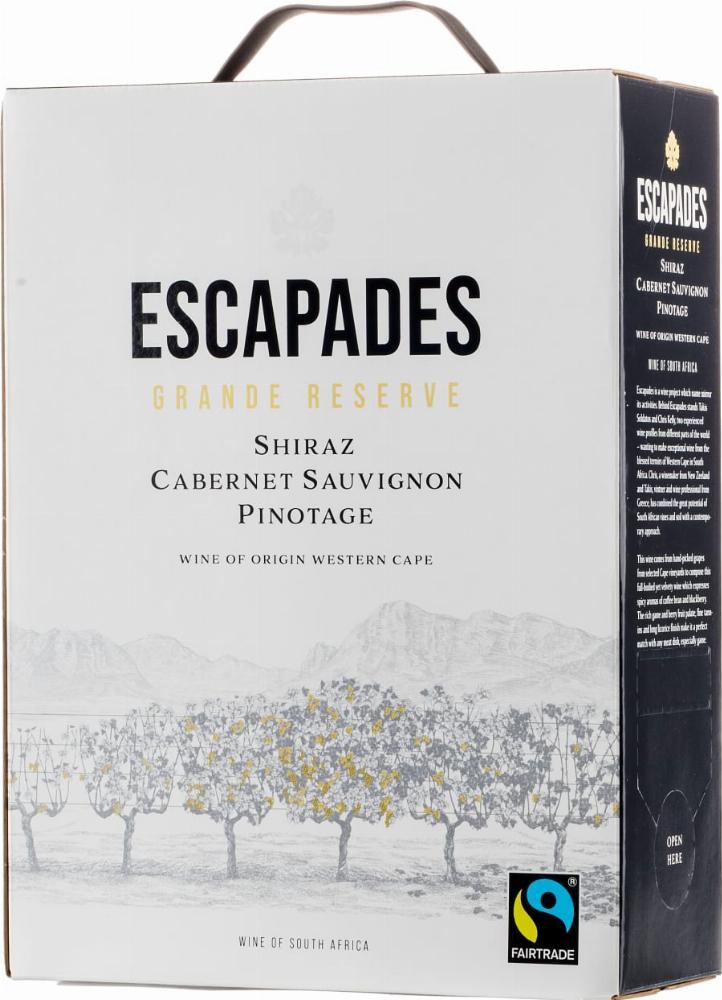 Escapades Grande Reserve Shiraz Cabernet Sauvignon Pinotage 2024 hanapakkaus