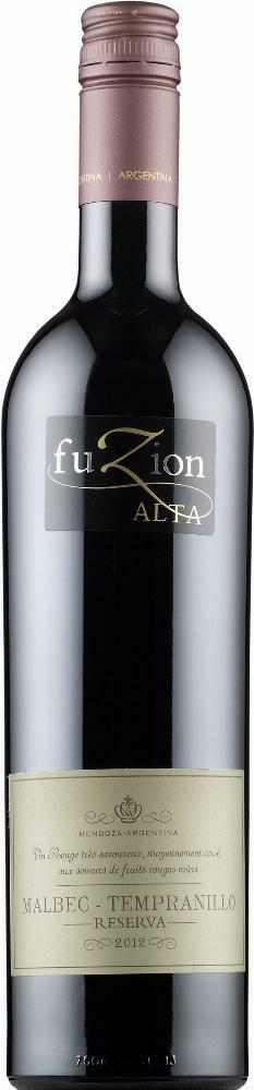 Fuzion Alta Reserva Malbec - Tempranillo 2012