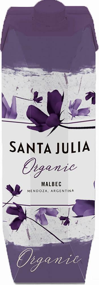 Santa Julia Organic Malbec 2022 kartonkitölkki