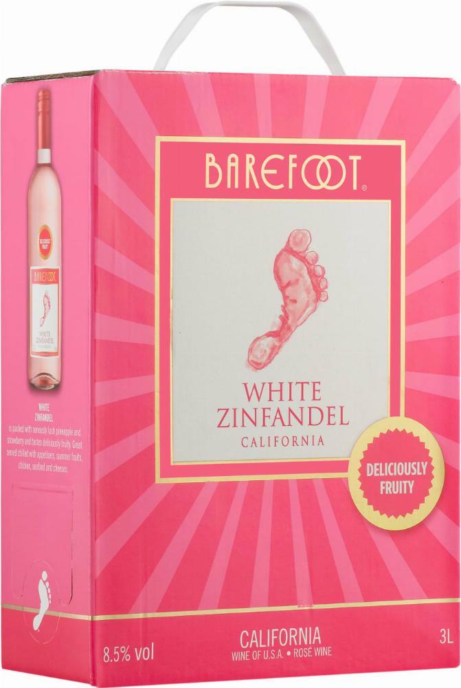 Barefoot White Zinfandel  hanapakkaus