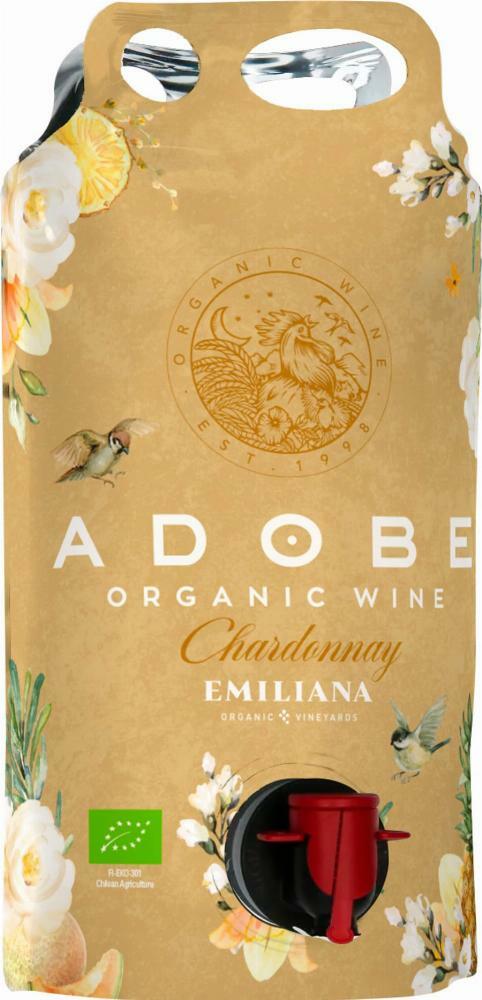 Adobe Organic Chardonnay 2023 viinipussi