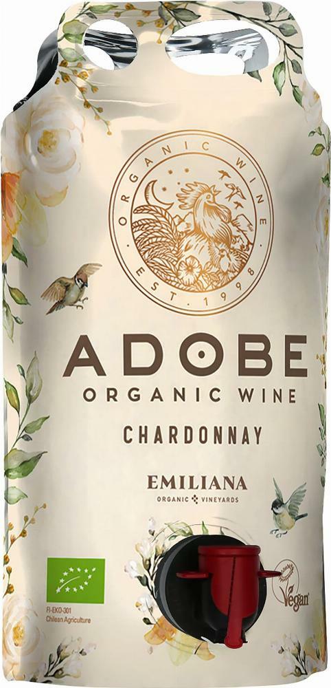 Adobe Organic Chardonnay 2024 viinipussi