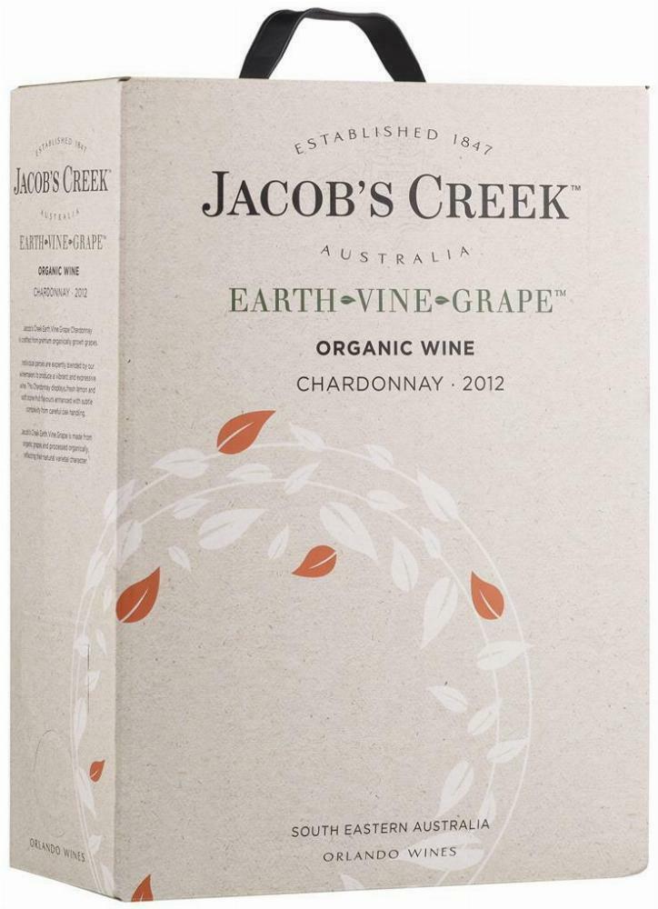 Jacob's Creek Earth Vine Grape Chardonnay hanapakkaus 2012