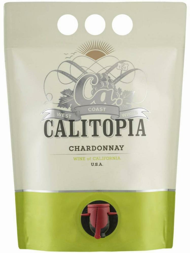 Calitopia Chardonnay viinipussi 2015