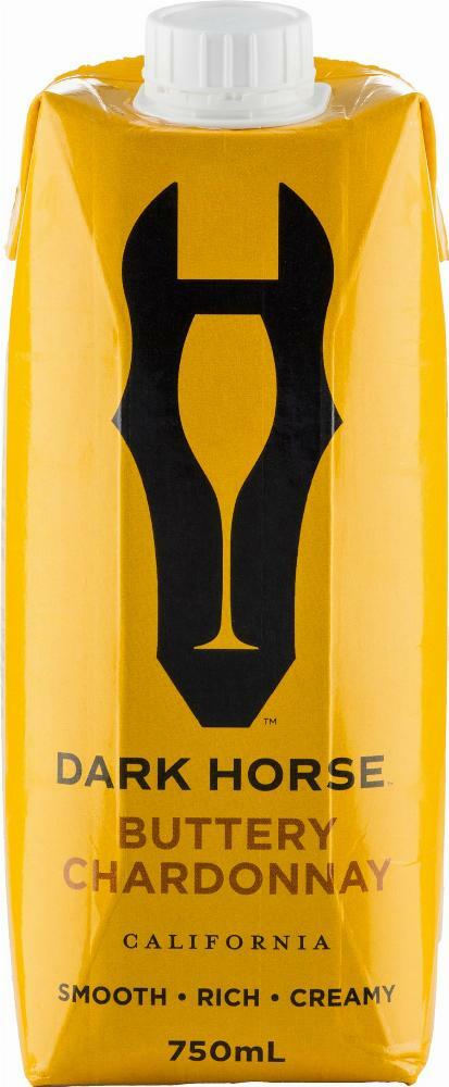 Dark Horse Buttery Chardonnay 2021 kartonkitölkki