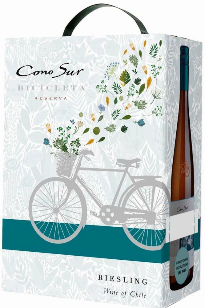 Cono Sur Bicicleta Riesling hanapakkaus 2019