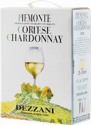 Dezzani Piemonte Cortese Chardonnay 2020 hanapakkaus