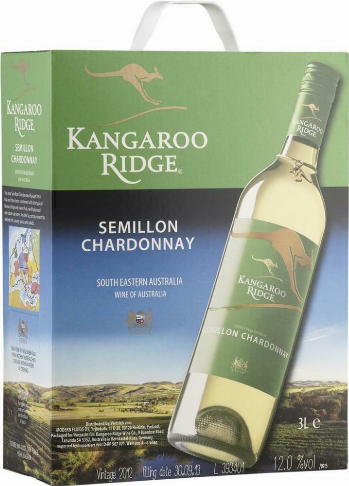 Kangaroo Ridge Semillon Chardonnay hanapakkaus 2012