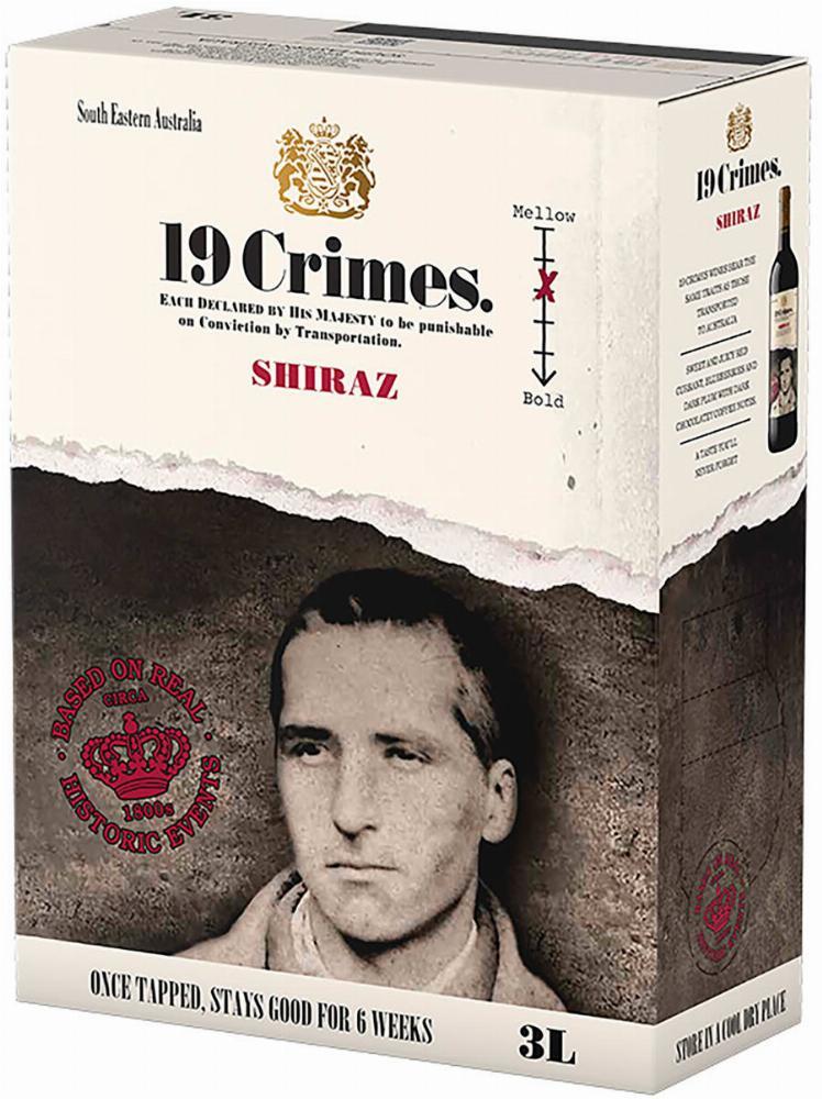 19 Crimes Shiraz 2023 hanapakkaus
