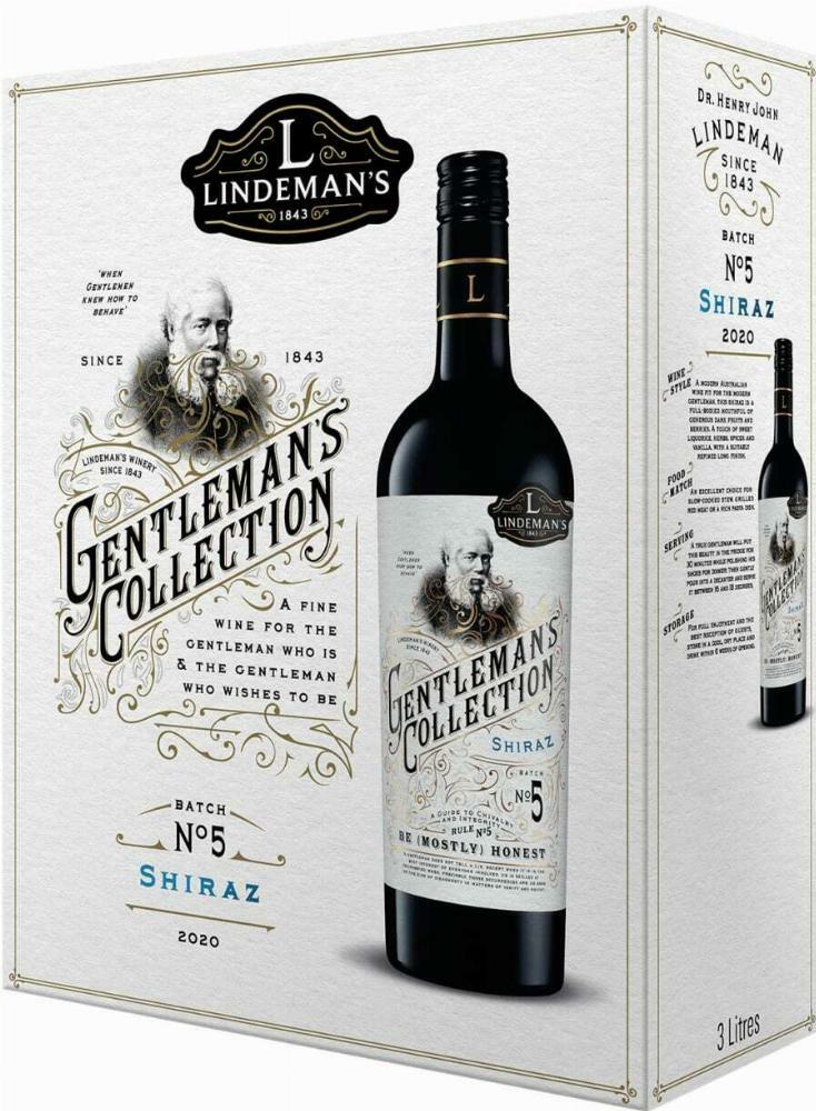 Lindeman's Gentleman's Collection Shiraz 2019 hanapakkaus