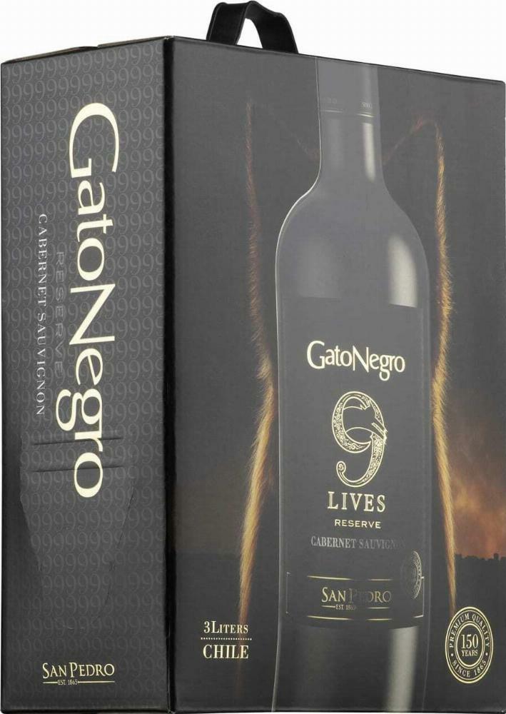 Gato Negro 9 Lives Reserve Cabernet Sauvignon hanapakkaus 2017