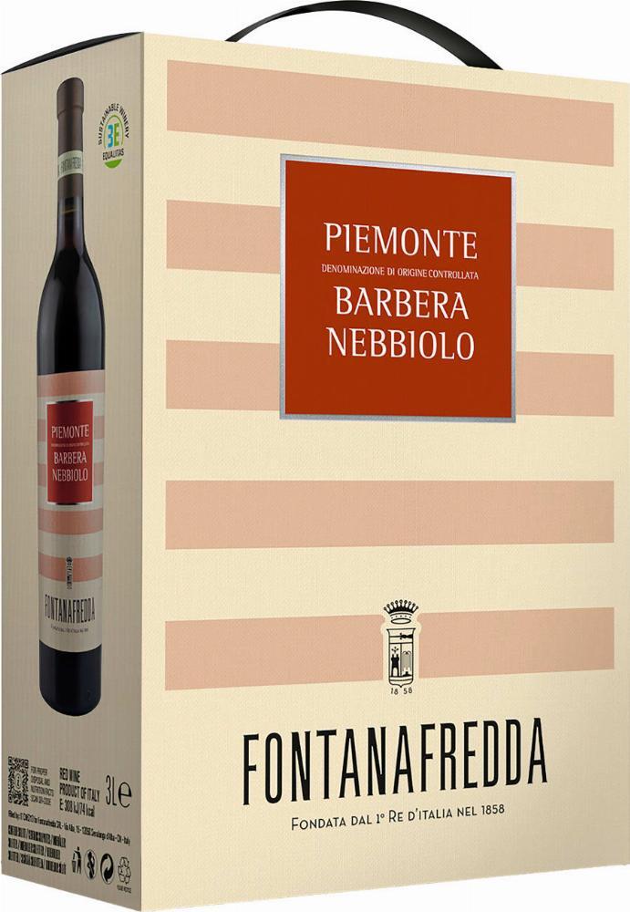 Fontanafredda Piemonte Barbera Nebbiolo 2025 hanapakkaus