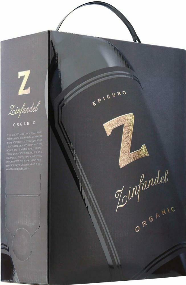 Epicuro Z Zinfandel Organic 2020 hanapakkaus