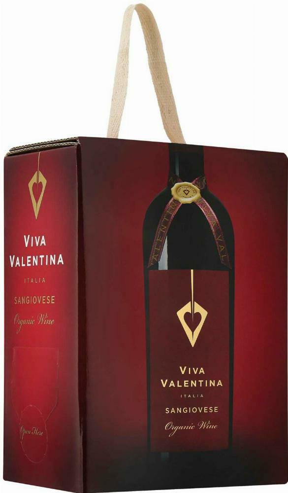 Viva Valentina Organic Sangiovese 2021 hanapakkaus