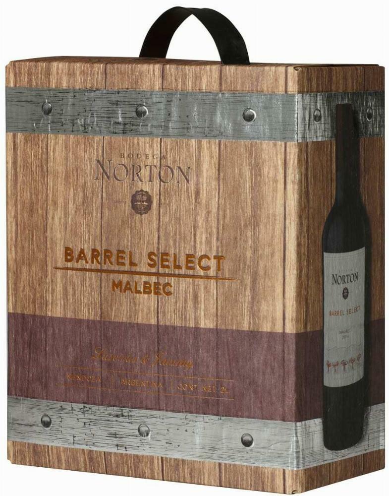 Norton Barrel Select Malbec hanapakkaus 2015