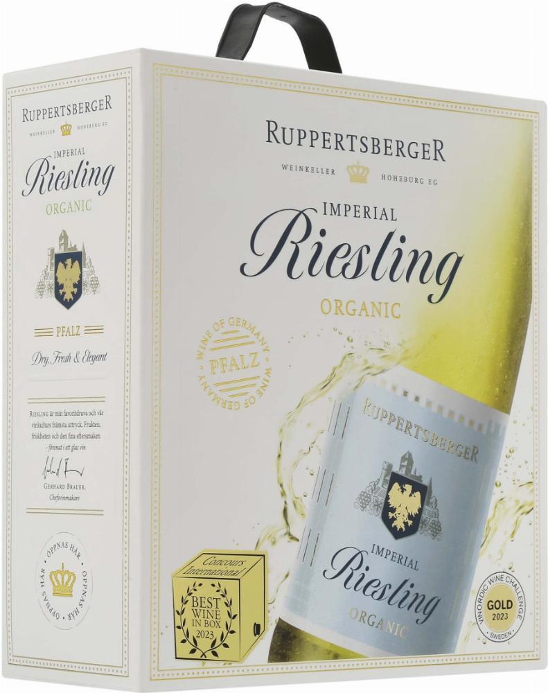Ruppertsberger Imperial Riesling Organic 2025 hanapakkaus