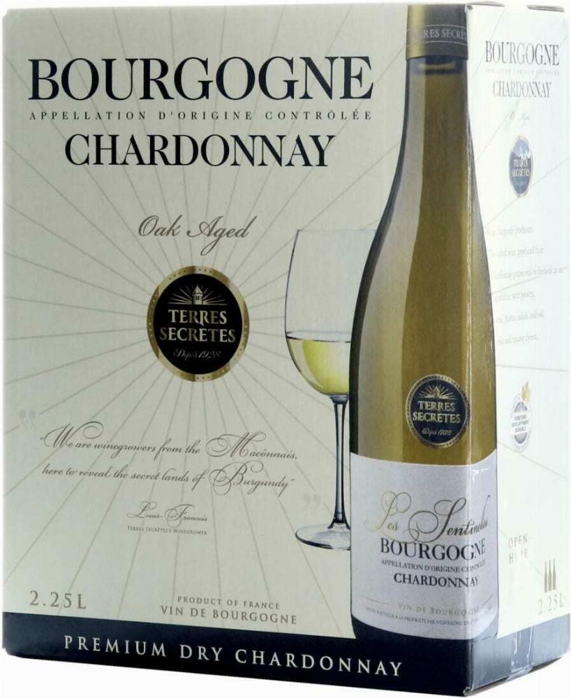 Terres Secretes Bourgogne Chardonnay Oak Aged 2017 hanapakkaus