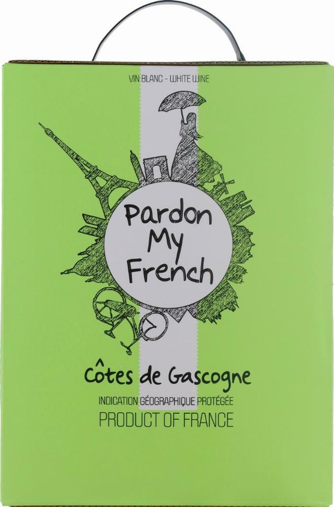 Pardon My French Côtes de Gascogne 2022 hanapakkaus