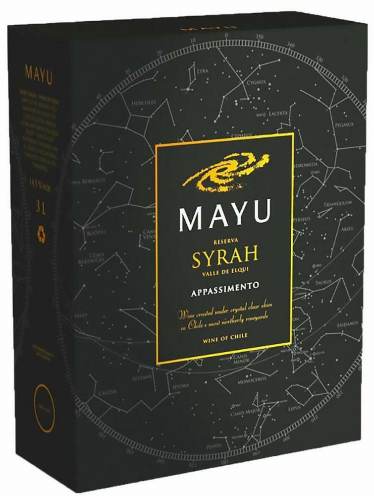 Mayu Reserva Syrah Appassimento hanapakkaus