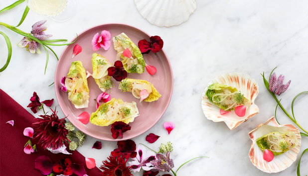 Kampasimpukka-salaattikupit - kampasimpukka resepti