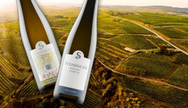 Steininger Riesling ja Steininger Reserve Ried Loisium Grüner Veltliner maistuvat suomalaiseen suuhun