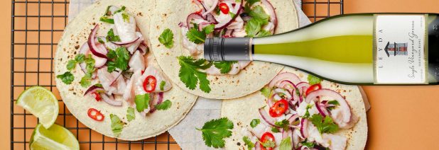 leyda garuma sauvignon blanc & ceviche tortilla
