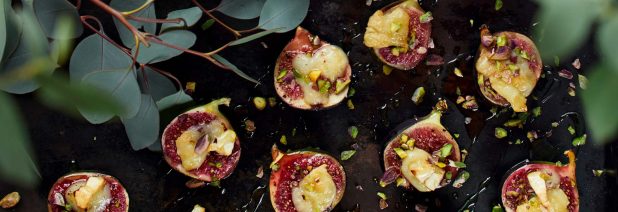 Vuohenjuusto-uuniviikunat