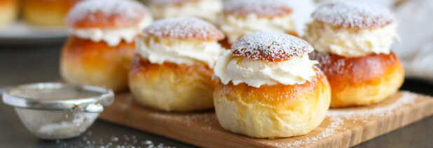 3 x viini laskiaispullalle